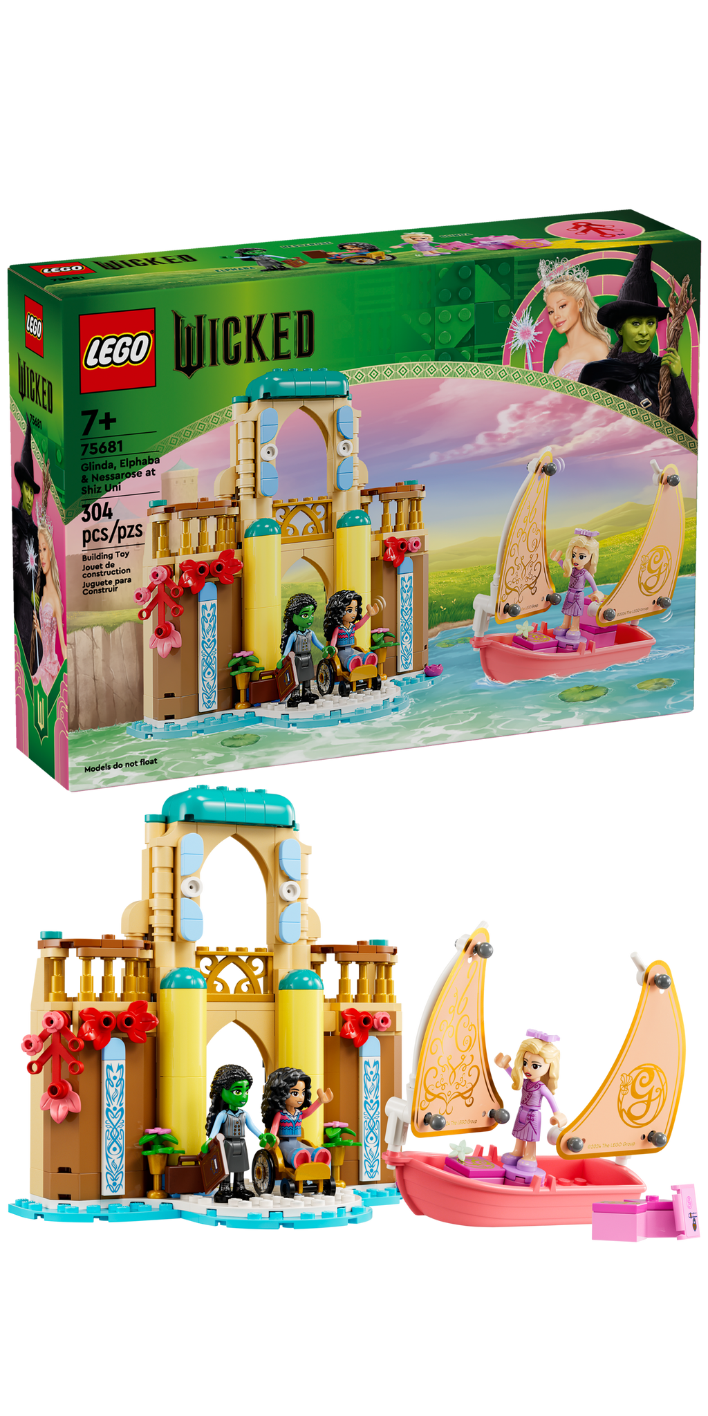 75681 Wicked Glinda, Elphaba & Nessarose at Shiz University product image 3, provided for visual reference and product