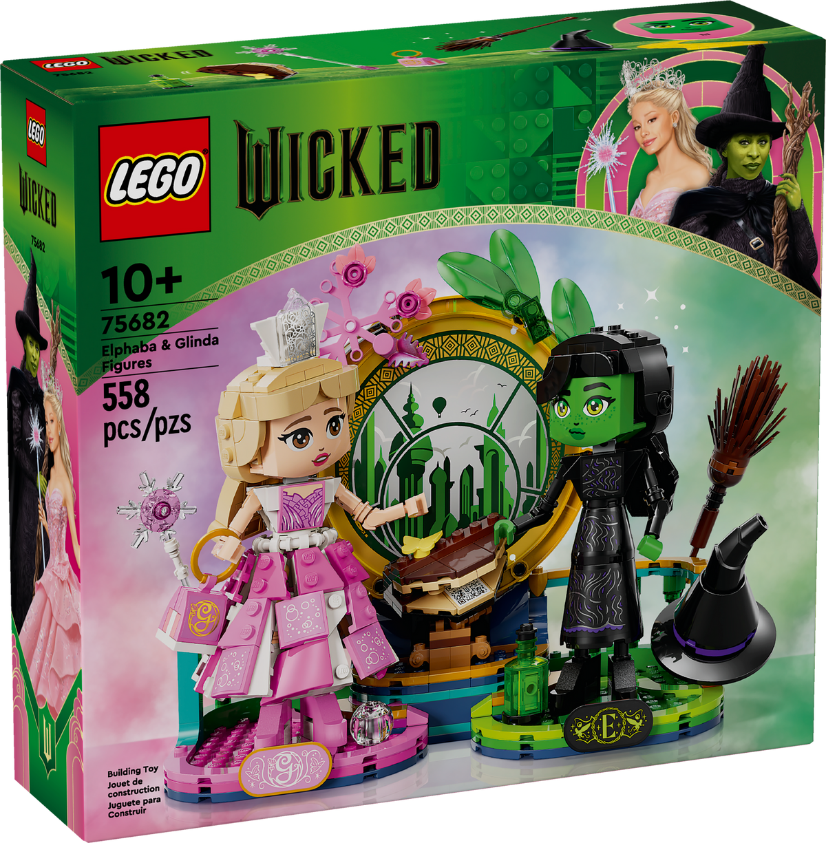 75682 Wicked Elphaba & Glinda Figures product image 1, provided for visual reference and product detail review