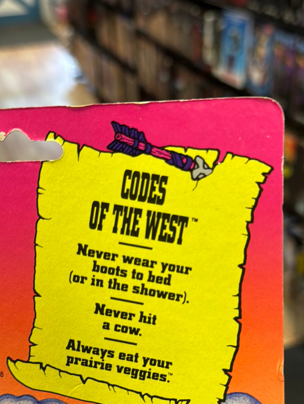 Boot Hill Buzzard 0312 (Vintage Cowboys of Moo Mesa, Hasbro) Sealed product image 11, provided for visual reference and
