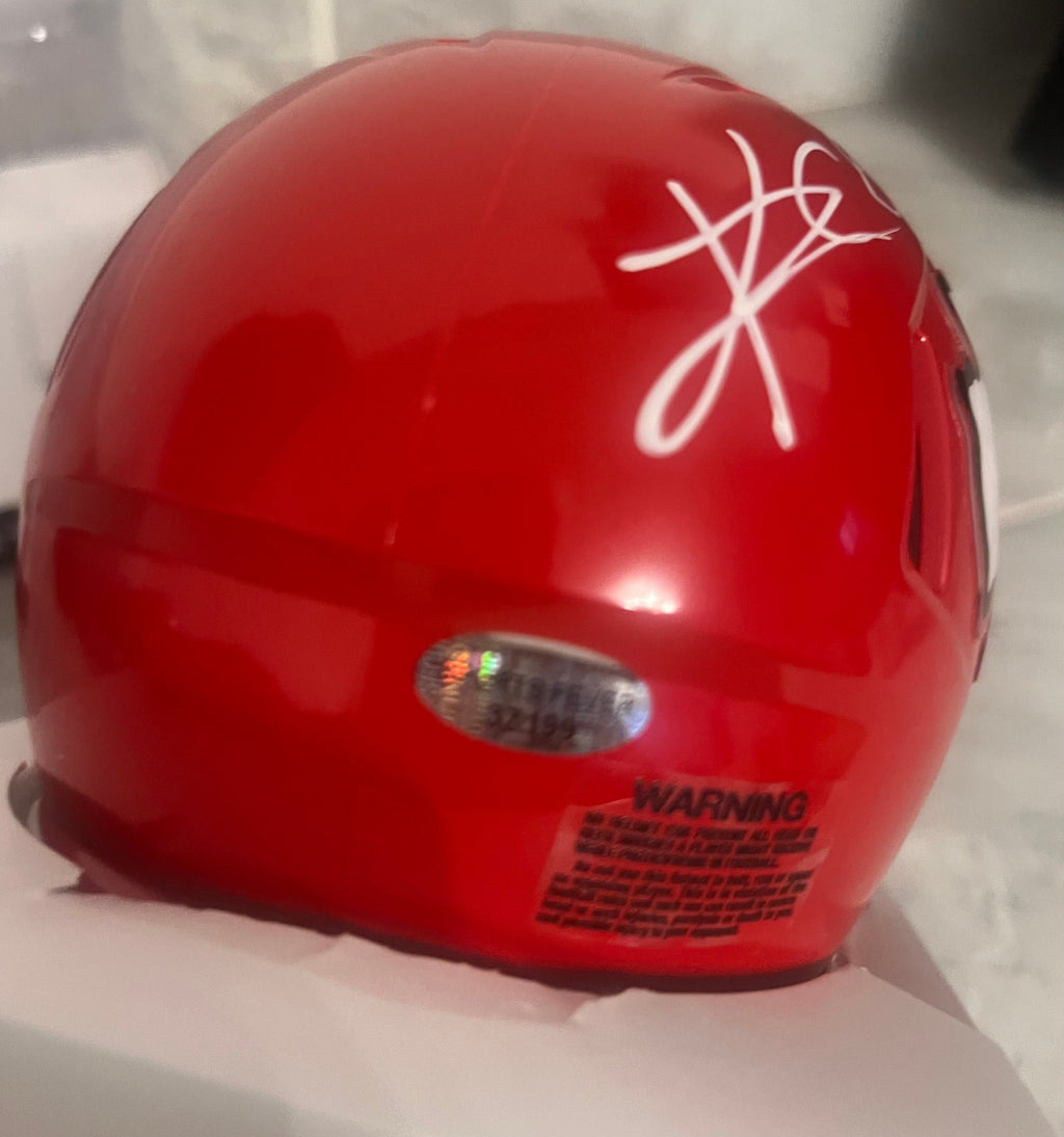 Travis Kelce Autographed Kansas City Chiefs Mini Helmet product image 3