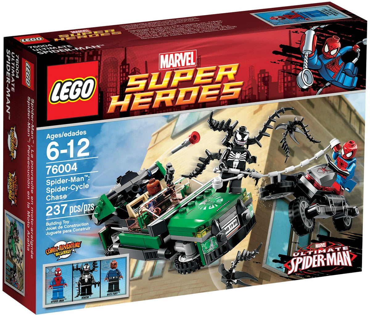 76004 Spider-Man: Spider-Cycle Chase product image 1, provided for visual reference and product detail review