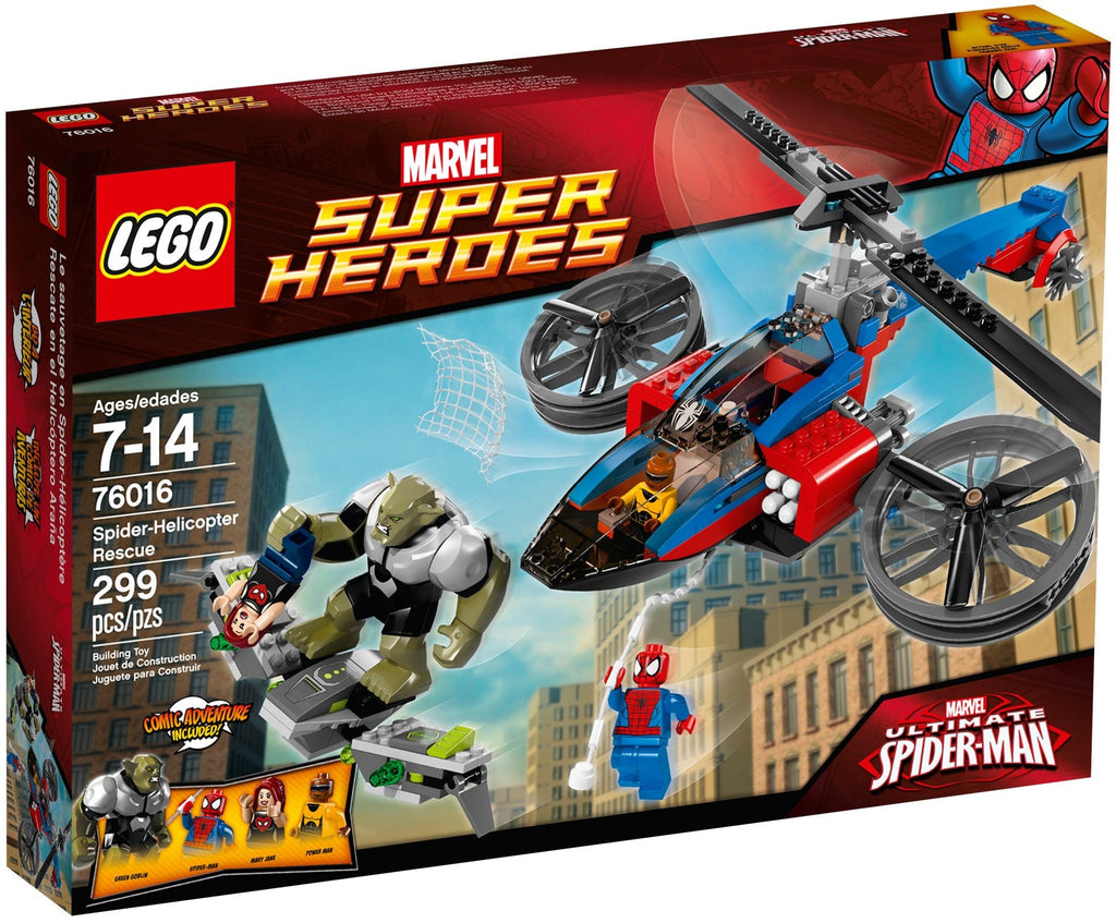76016 Spider-Helicopter Rescue product image 1, provided for visual reference and product detail review