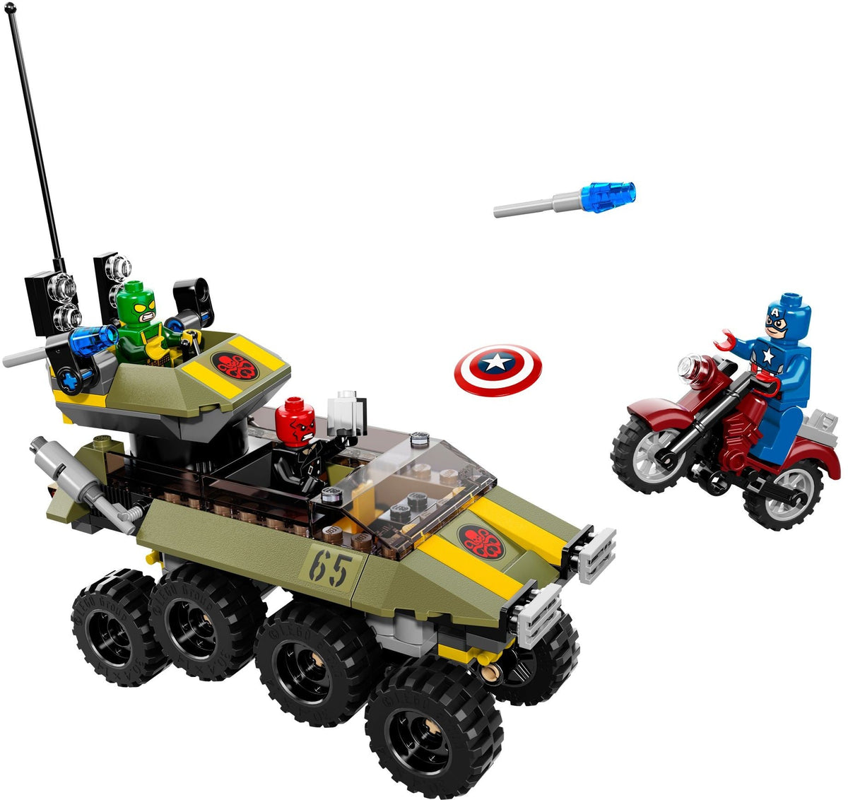 76017 Captain America vs. Hydra product image 3, provided for visual reference and product detail review