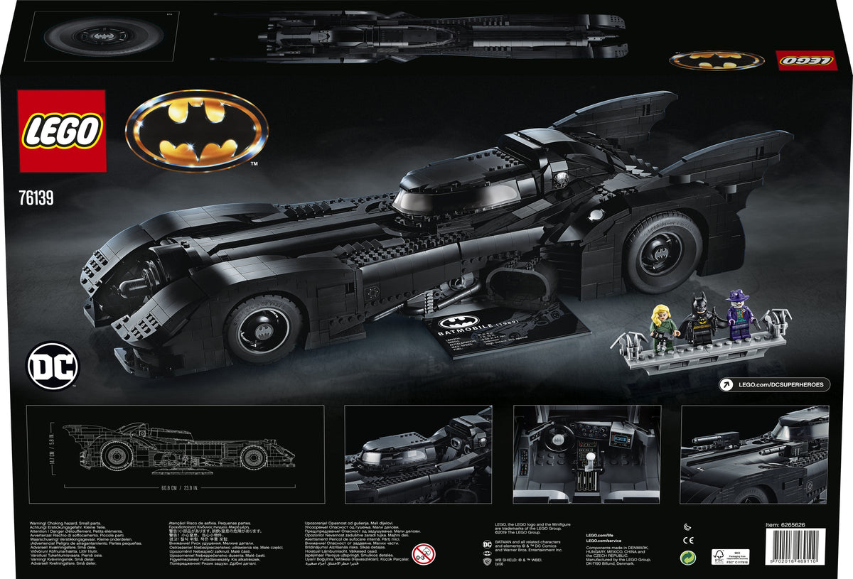 76139 1989 Batmobile product image 3, provided for visual reference and product detail review