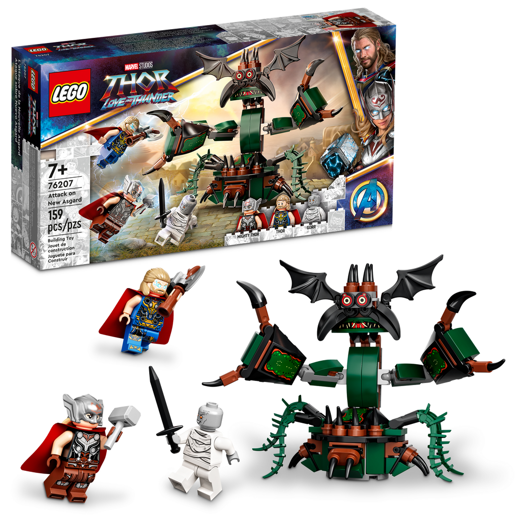 76207 Attack on New Asgard* product image 1, provided for visual reference and product detail review