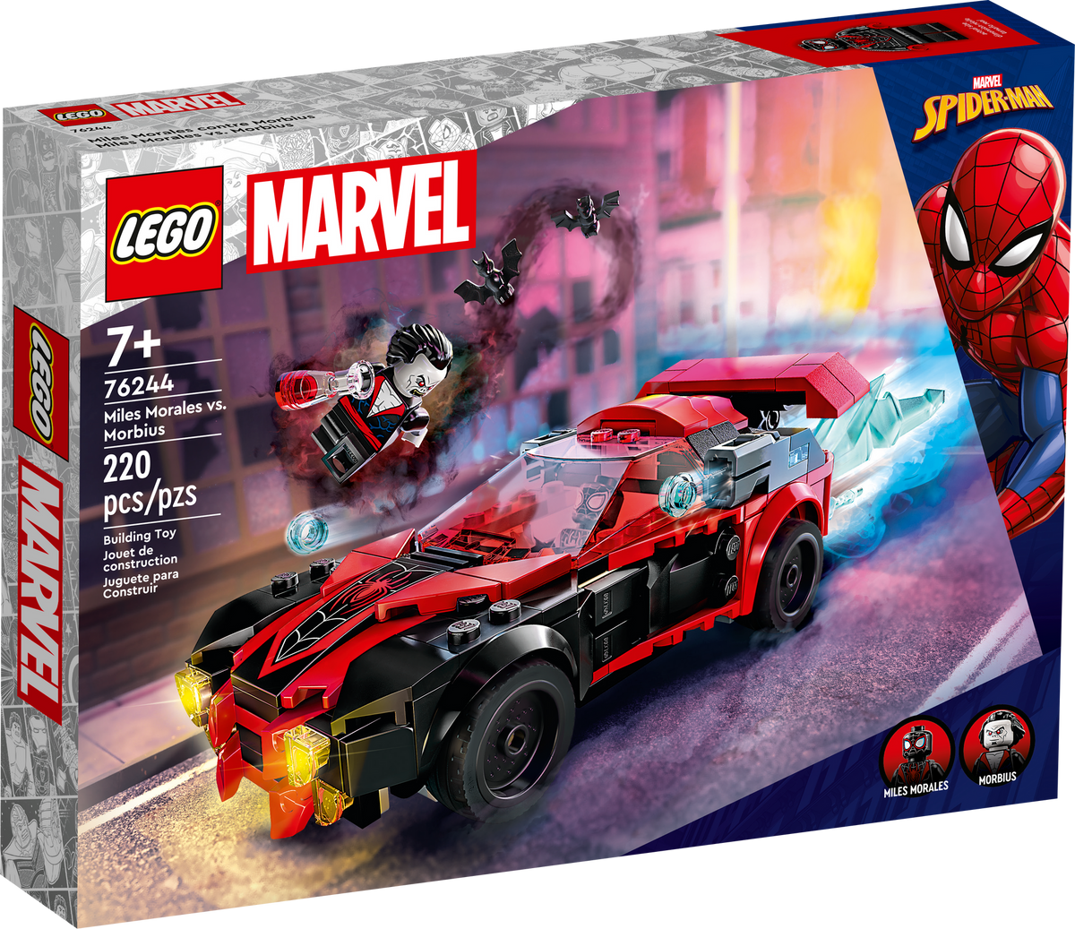 76244 Miles Morales vs. Morbius product image 2, provided for visual reference and product detail review