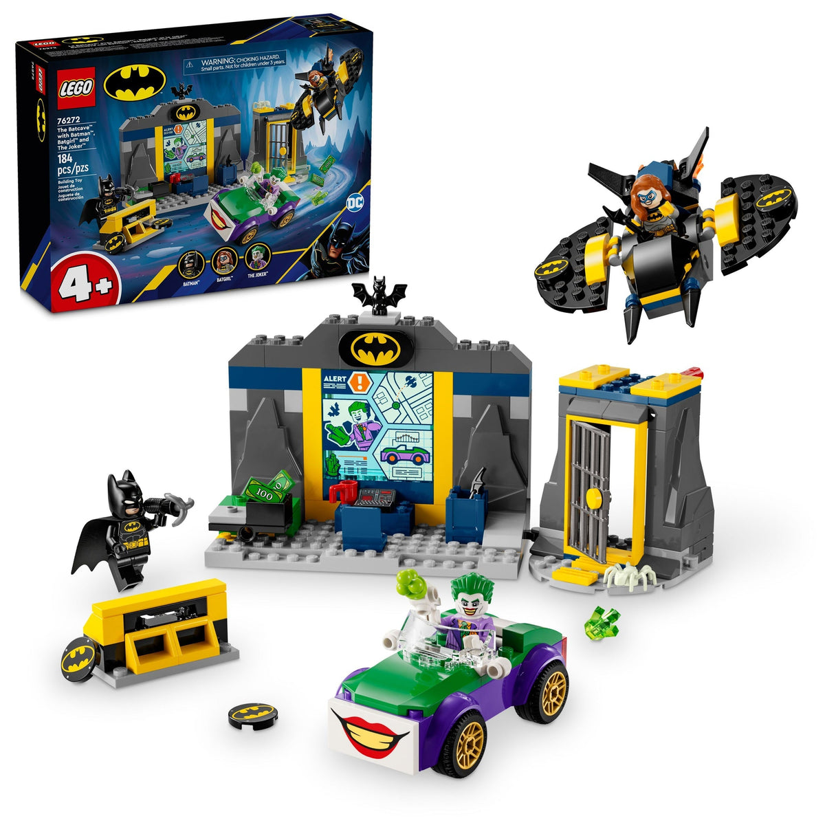 76272 The Batcave with Batman, Batgirl and The Joker product image 3, provided for visual reference and product detail review