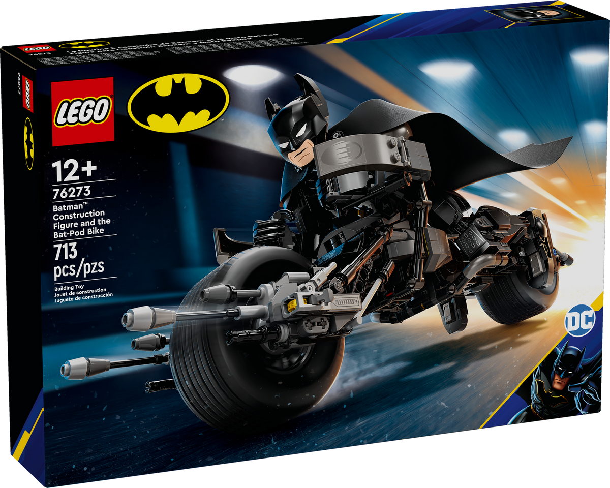 76273 Batman Construction Figure and the Bat-Pod Bike product image 1, provided for visual reference and product detail
