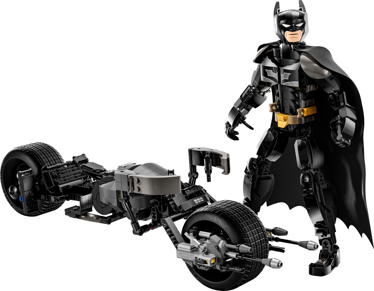 76273 Batman Construction Figure and the Bat-Pod Bike product image 2, provided for visual reference and product detail
