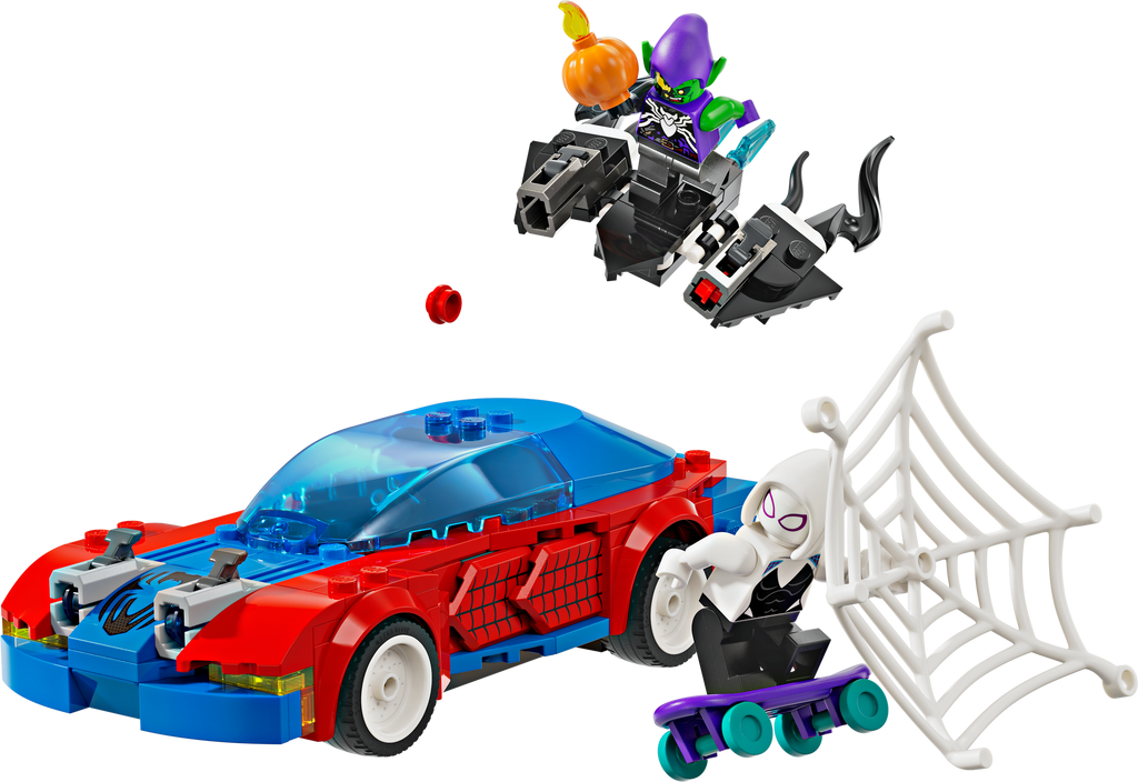 76279 Spider-Man Race Car & Venom Green Goblin product image 2, provided for visual reference and product detail review