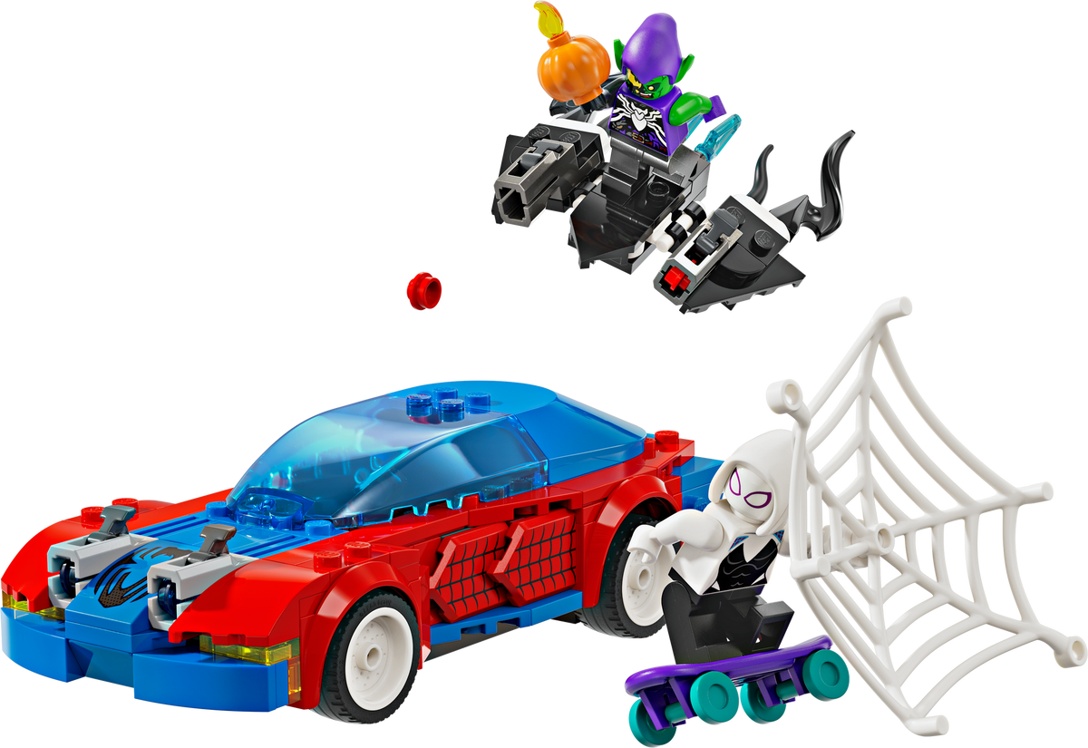 76279 Spider-Man Race Car & Venom Green Goblin product image 2, provided for visual reference and product detail review