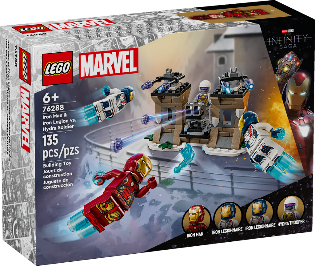 76288 Iron Man & Iron Legion vs. Hydra Soldier* product image 1, provided for visual reference and product detail review