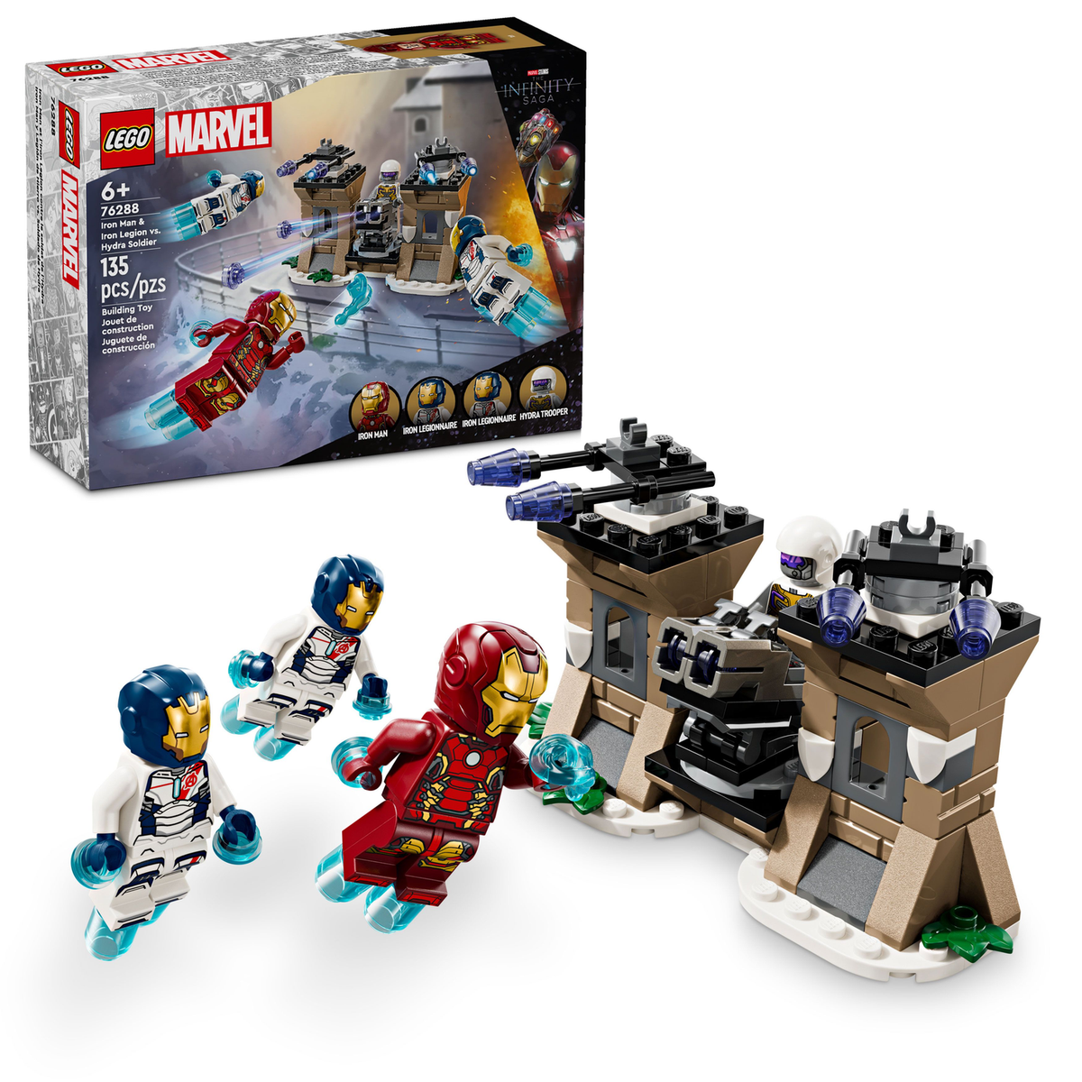 76288 Iron Man & Iron Legion vs. Hydra Soldier* product image 3, provided for visual reference and product detail review