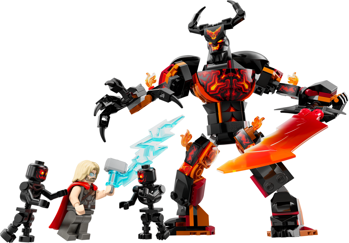 76289 Thor vs. Surtur Construction Figure product image 2, provided for visual reference and product detail review