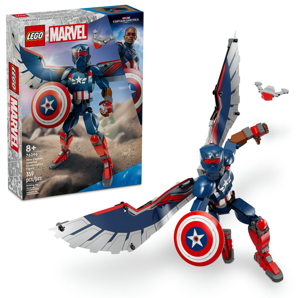 76296 Marvel New Captain America Construction Figure product image 3, provided for visual reference and product detail review