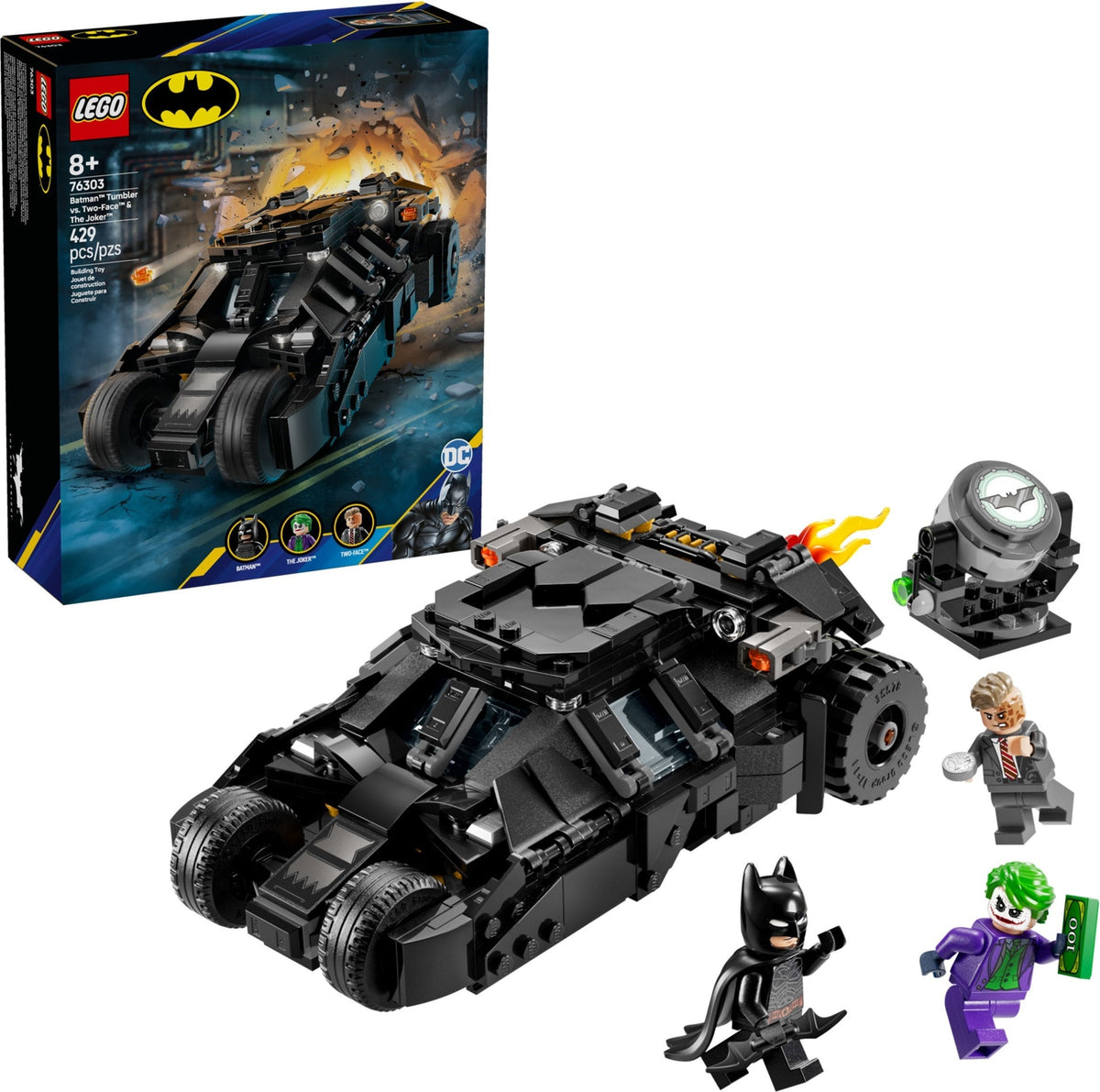 76303 Batman Tumbler vs. Two-Face & The Joker product image 1, provided for visual reference and product detail review