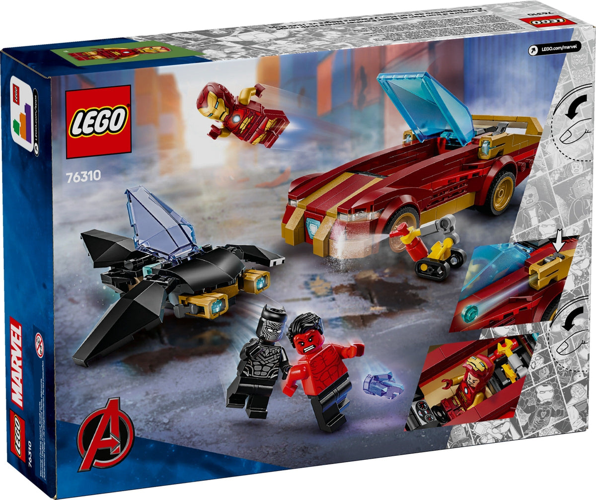 76310 Iron Man Car & Black Panther vs. Red Hulk product image 3, provided for visual reference and product detail review