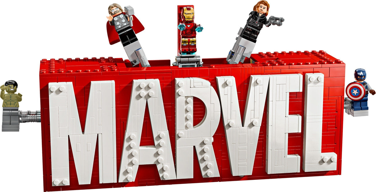 76313 MARVEL Logo & Minifigures product image 2, provided for visual reference and product detail review