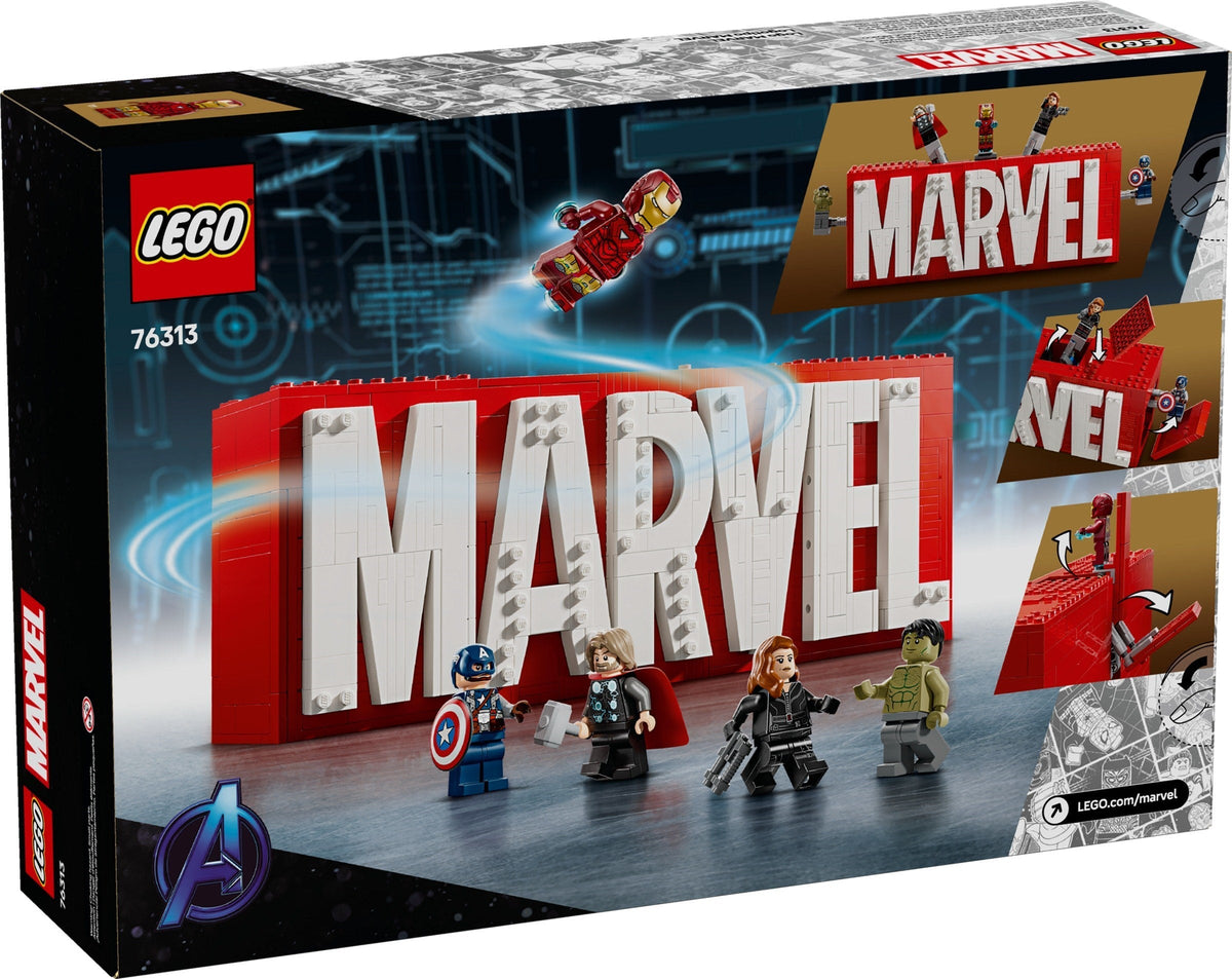 76313 MARVEL Logo & Minifigures* product image 3, provided for visual reference and product detail review