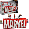 76313 MARVEL Logo & Minifigures product image 1, provided for visual reference and product detail review