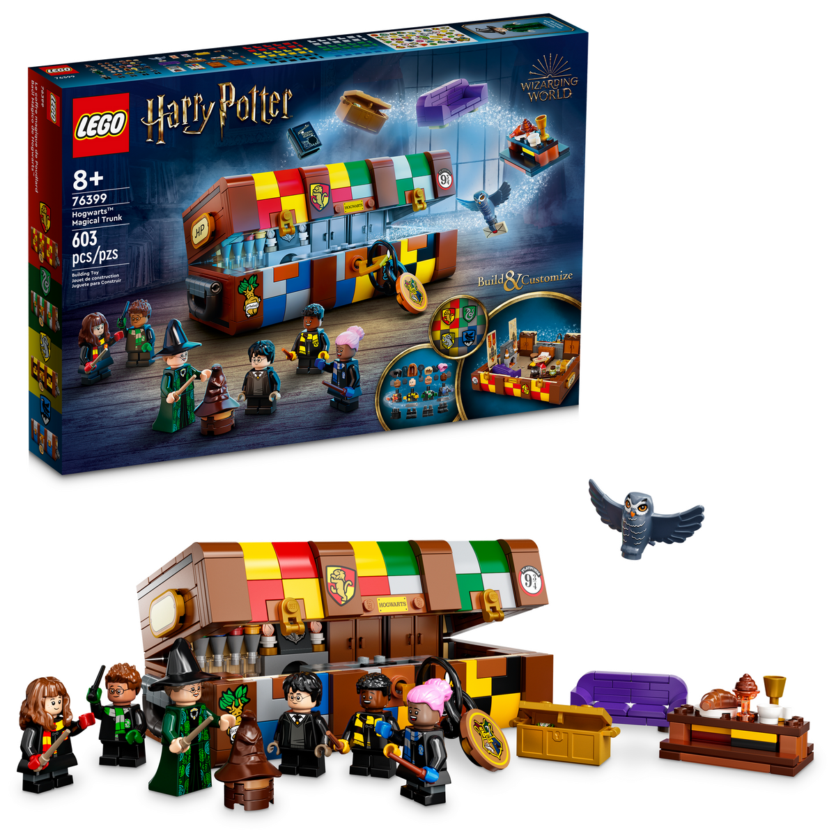 76399 Hogwarts Magical Trunk product image 2, provided for visual reference and product detail review