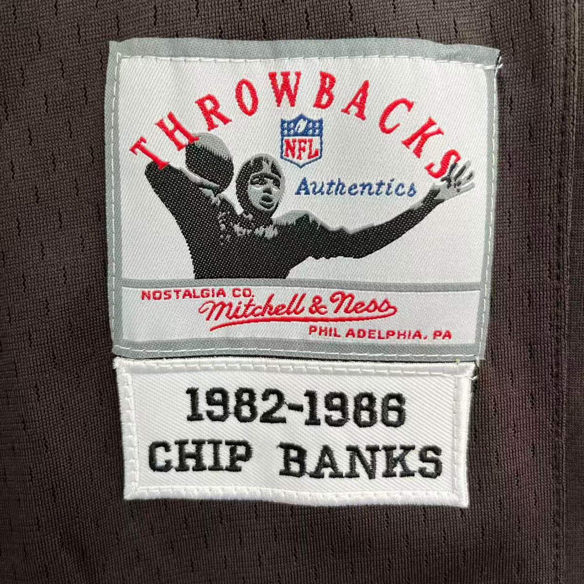 Chip Banks Cleveland Browns Official NFL Mitchell & Ness product image 3