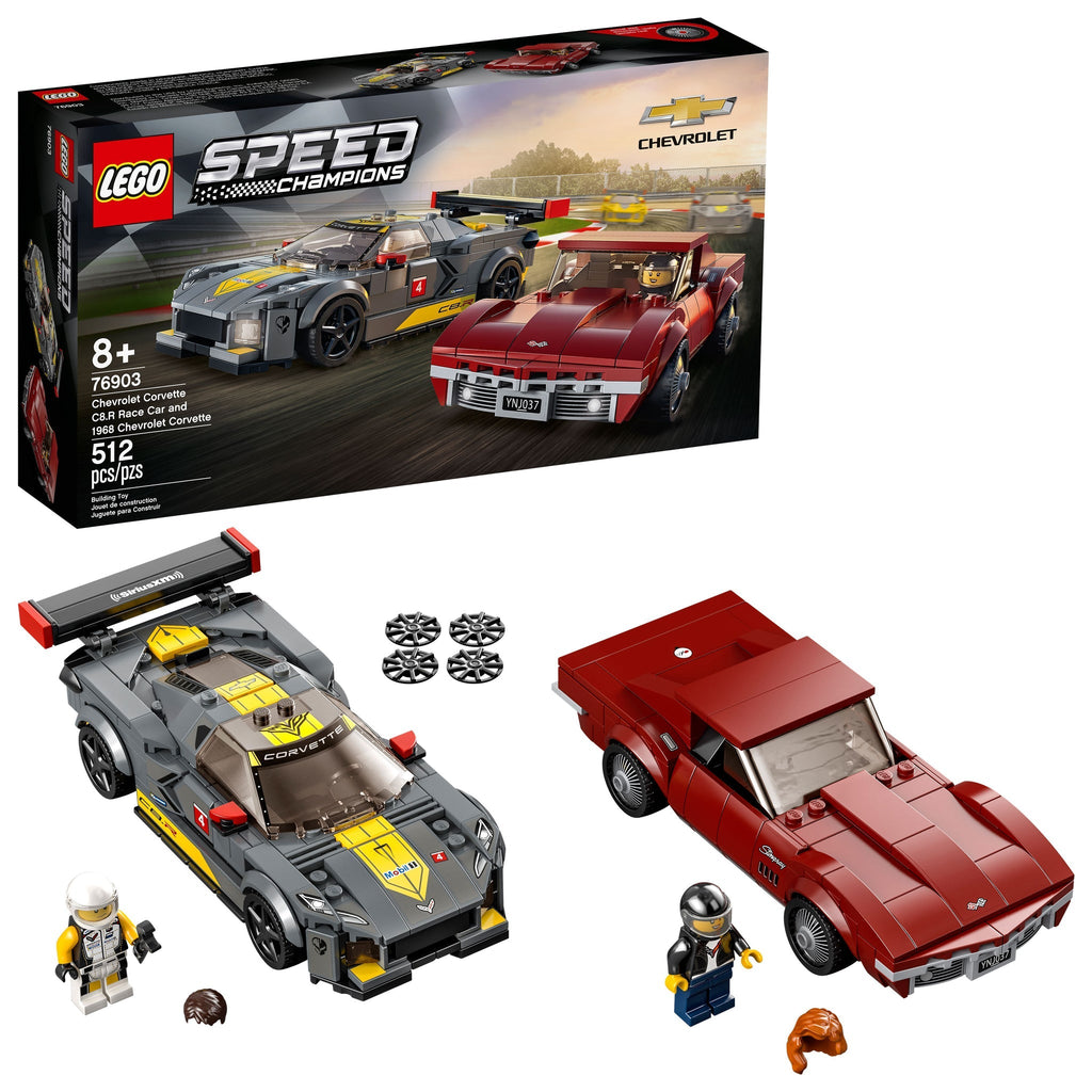 76903 Chevrolet Corvette C8.R Race Car and 1968 Chevrolet Corvette product image 2, provided for visual reference and