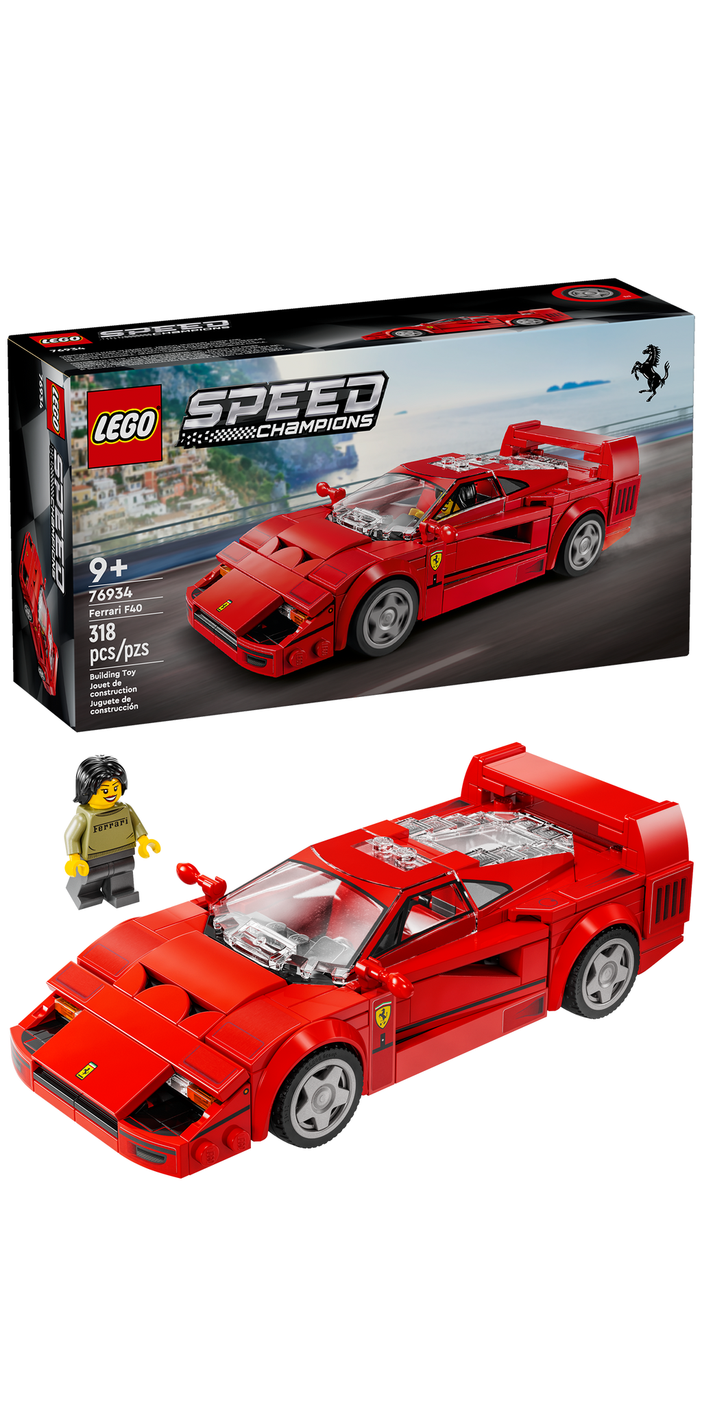 76934 Ferrari F40 Supercar product image 3, provided for visual reference and product detail review