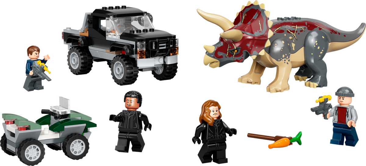 76950 Triceratops Pickup Truck Ambush* product image 3, provided for visual reference and product detail review