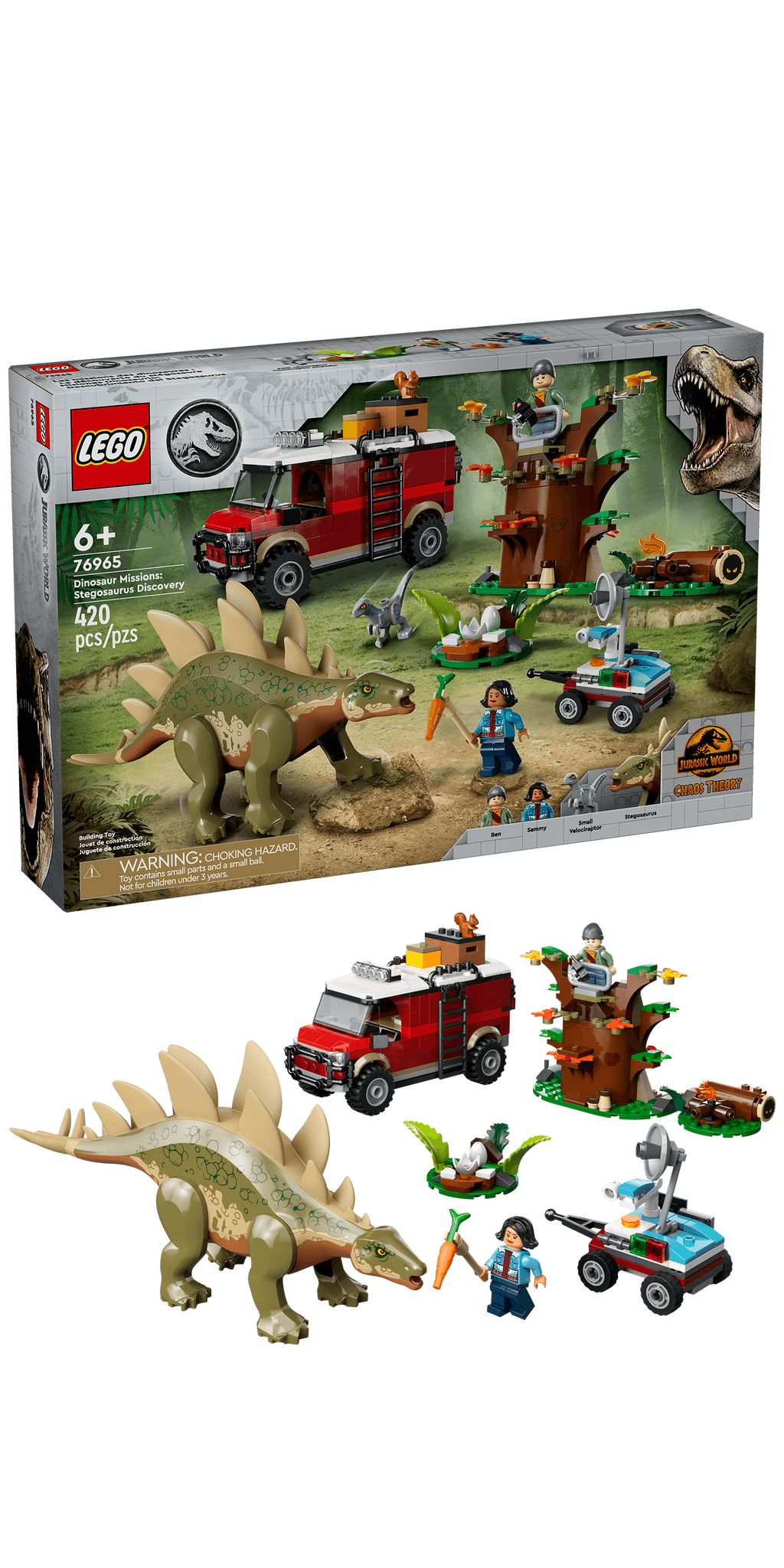 76965 Dinosaur Missions: Stegosaurus Discovery product image 3, provided for visual reference and product detail review