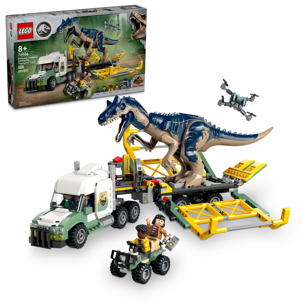 76966 Dinosaur Missions: Allosaurus Transport Truck product image 3, provided for visual reference and product detail review