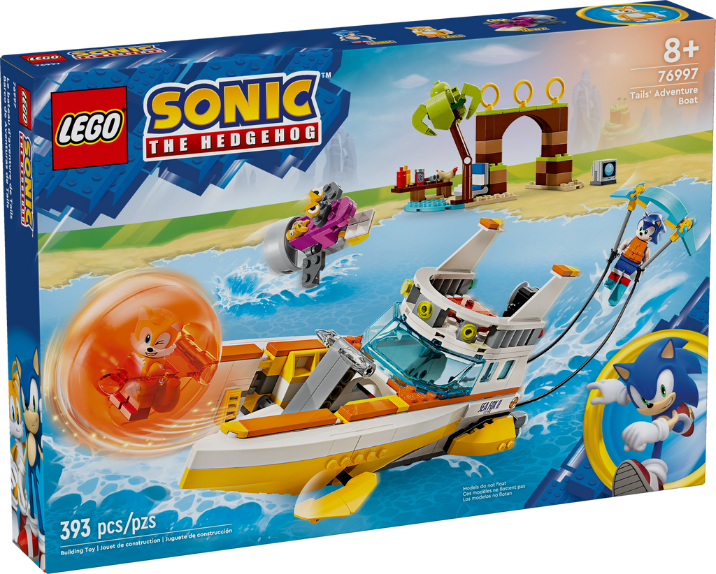 76997 Tails' Adventure Boat product image 1, provided for visual reference and product detail review