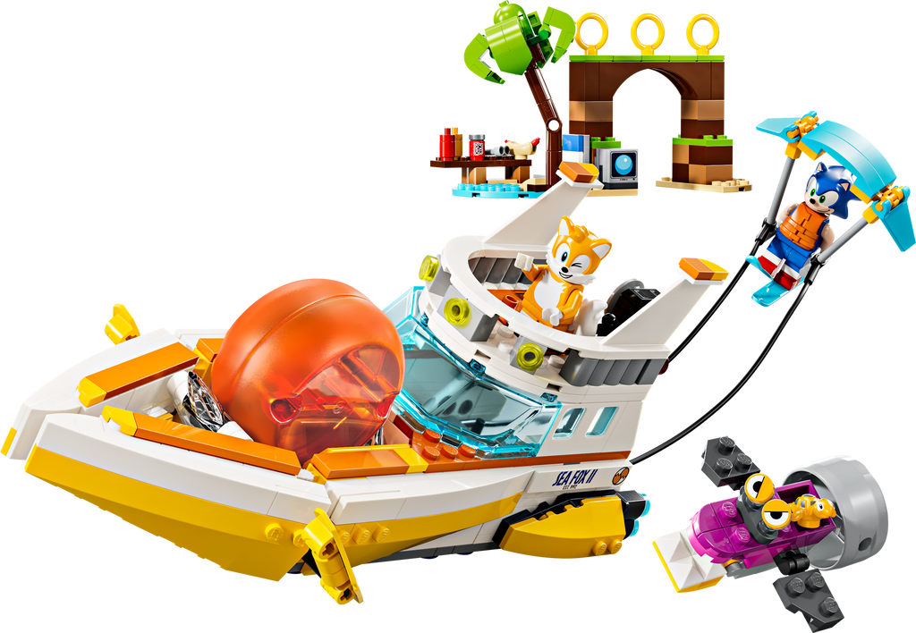 76997 Tails' Adventure Boat product image 2, provided for visual reference and product detail review