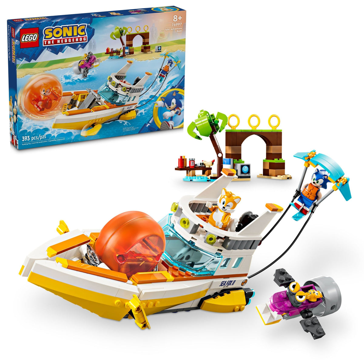 76997 Tails' Adventure Boat product image 3, provided for visual reference and product detail review