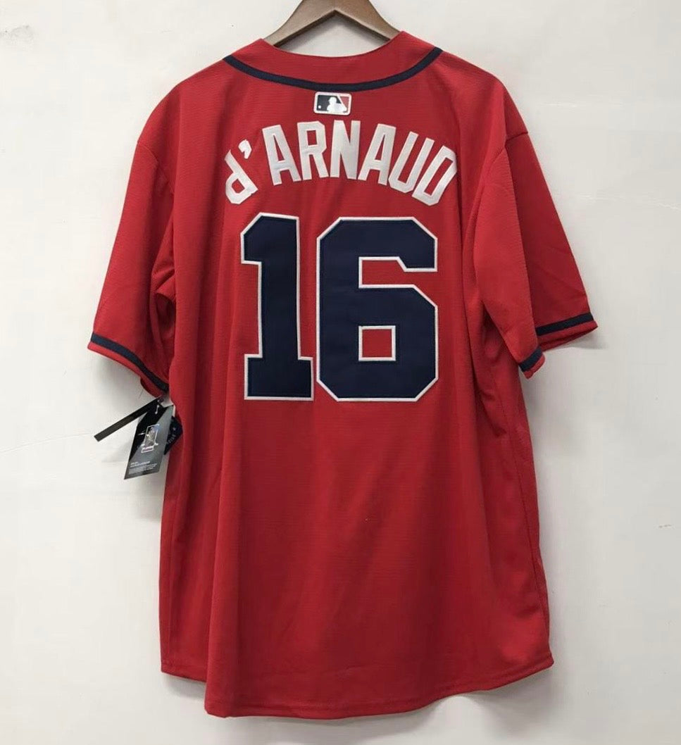 Travis d’Arnaud Atlanta Braves Jersey Nike red product image 2