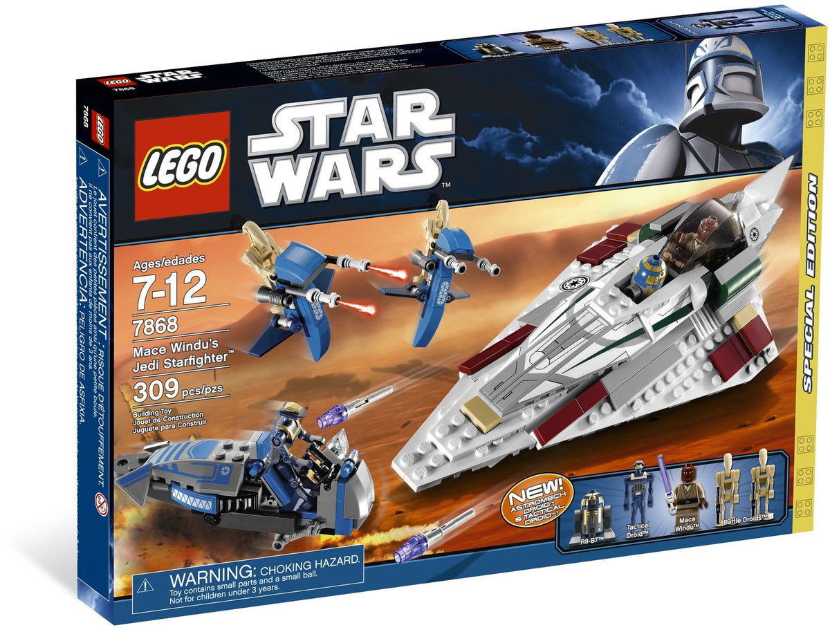 7868 Mace Windu's Jedi Starfighter (C) product image 1, provided for visual reference and product detail review