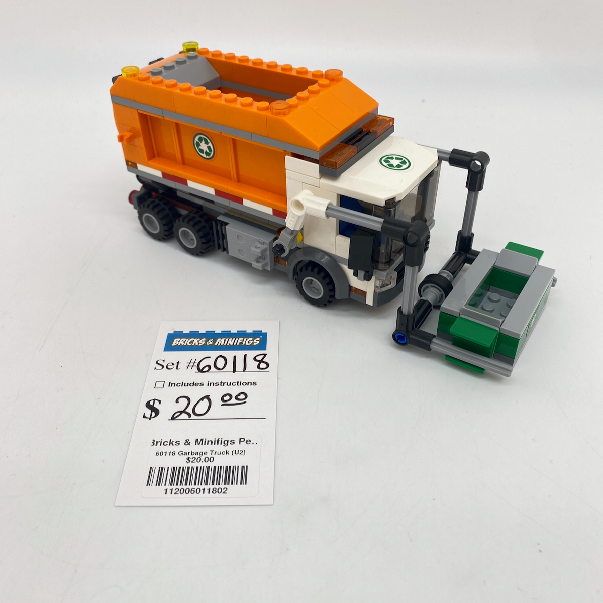 60118 Garbage Truck (U2) product image 1, provided for visual reference and product detail review