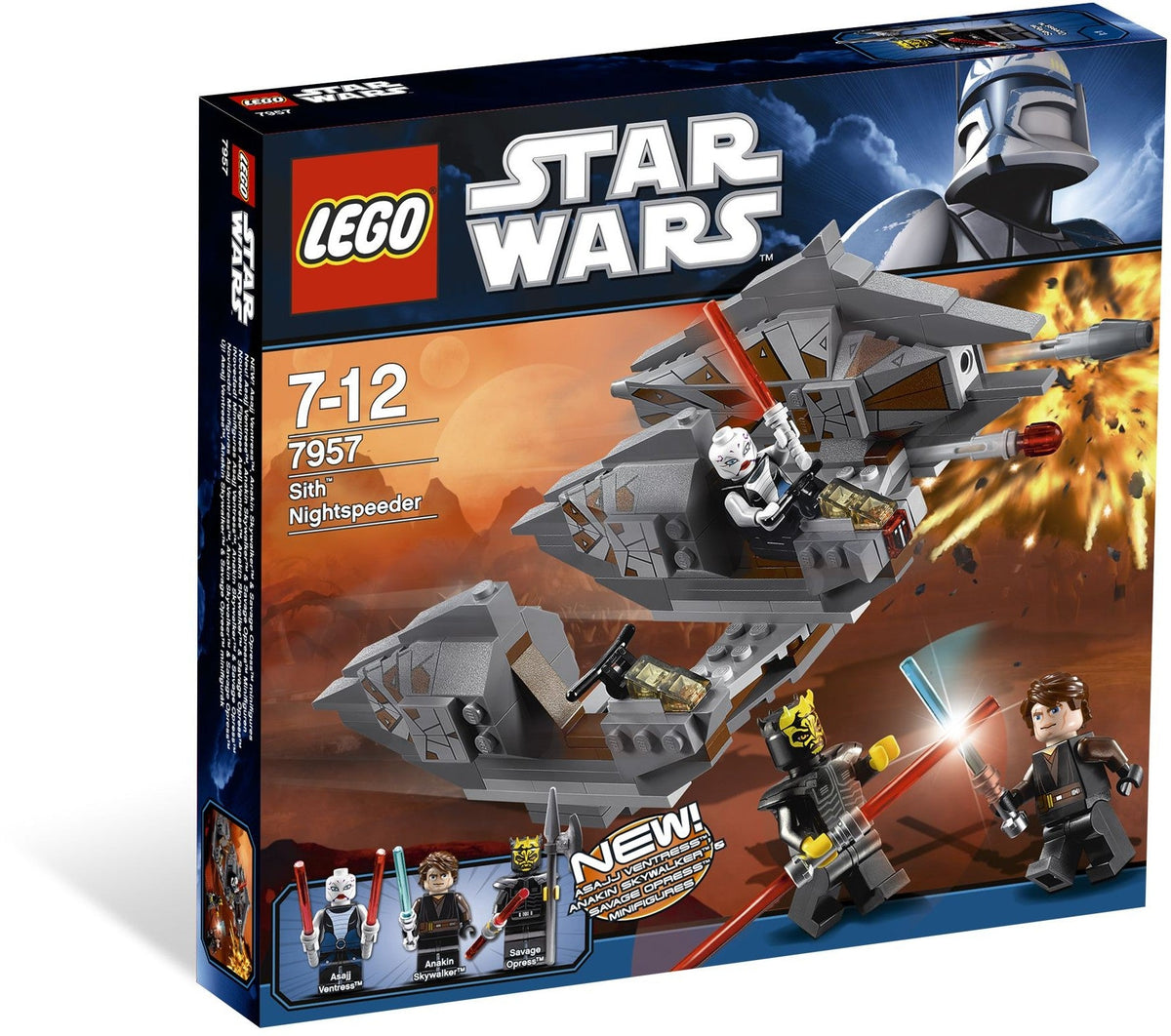 7957 Sith Nightspeeder (C) product image 1, provided for visual reference and product detail review