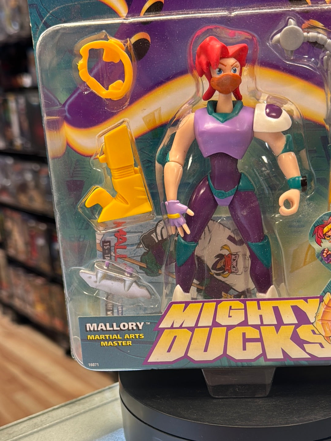 Mallory (Vintage Mighty Ducks, Mattel) SEALED product image 7, provided for visual reference and product detail review