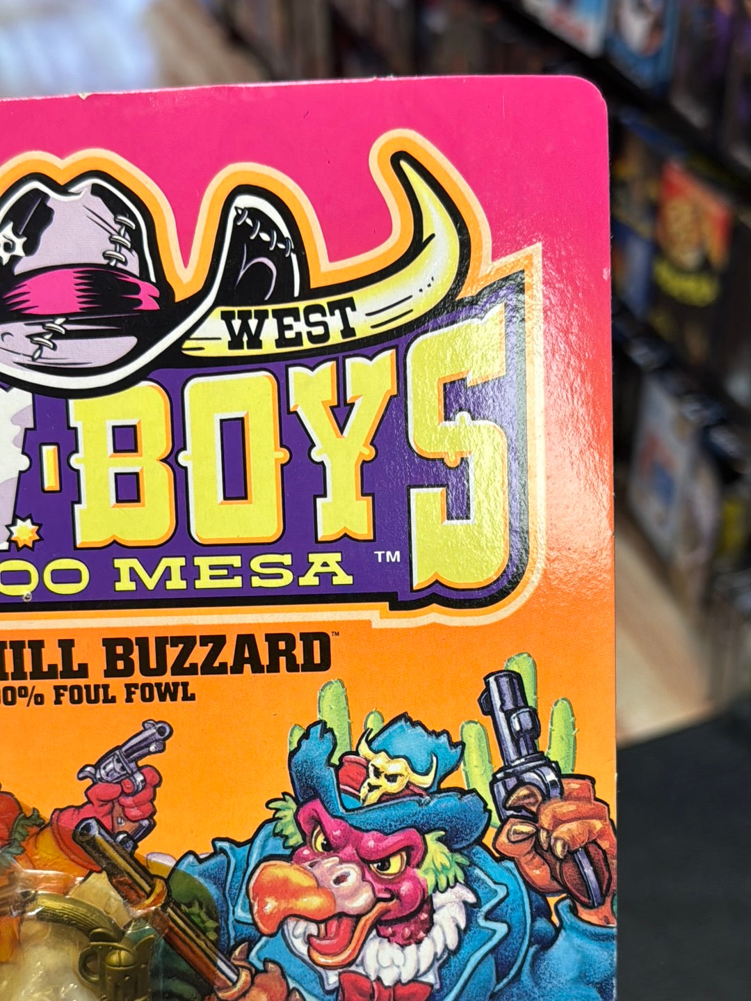 Boot Hill Buzzard 0312 (Vintage Cowboys of Moo Mesa, Hasbro) Sealed product image 4, provided for visual reference and