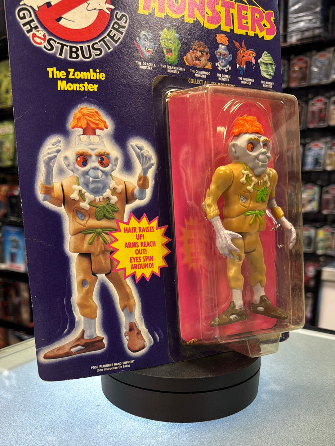 Zombie Monster 1398 (Vintage Ghostbusters, Kenner) SEALED product image 8, provided for visual reference and product detail