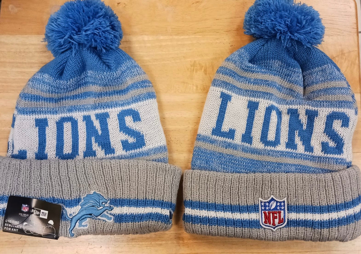 Detroit Lions NFL New Era winter knit Hat with Pom product image 1