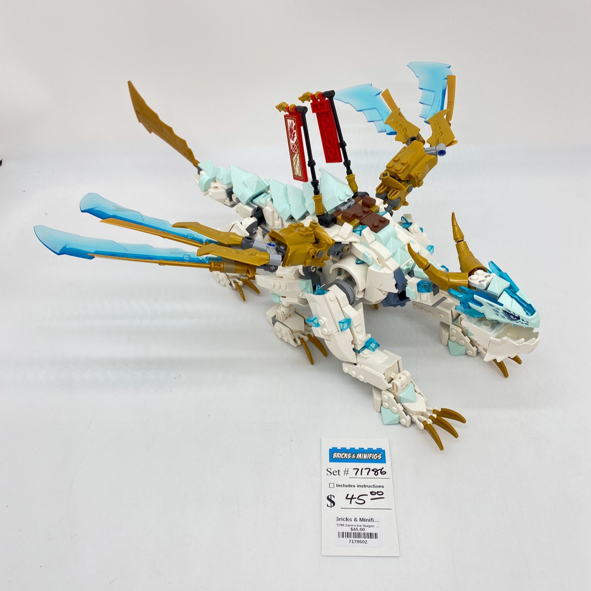71786 Zane's Ice Dragon Creature (U2) product image 1, provided for visual reference and product detail review
