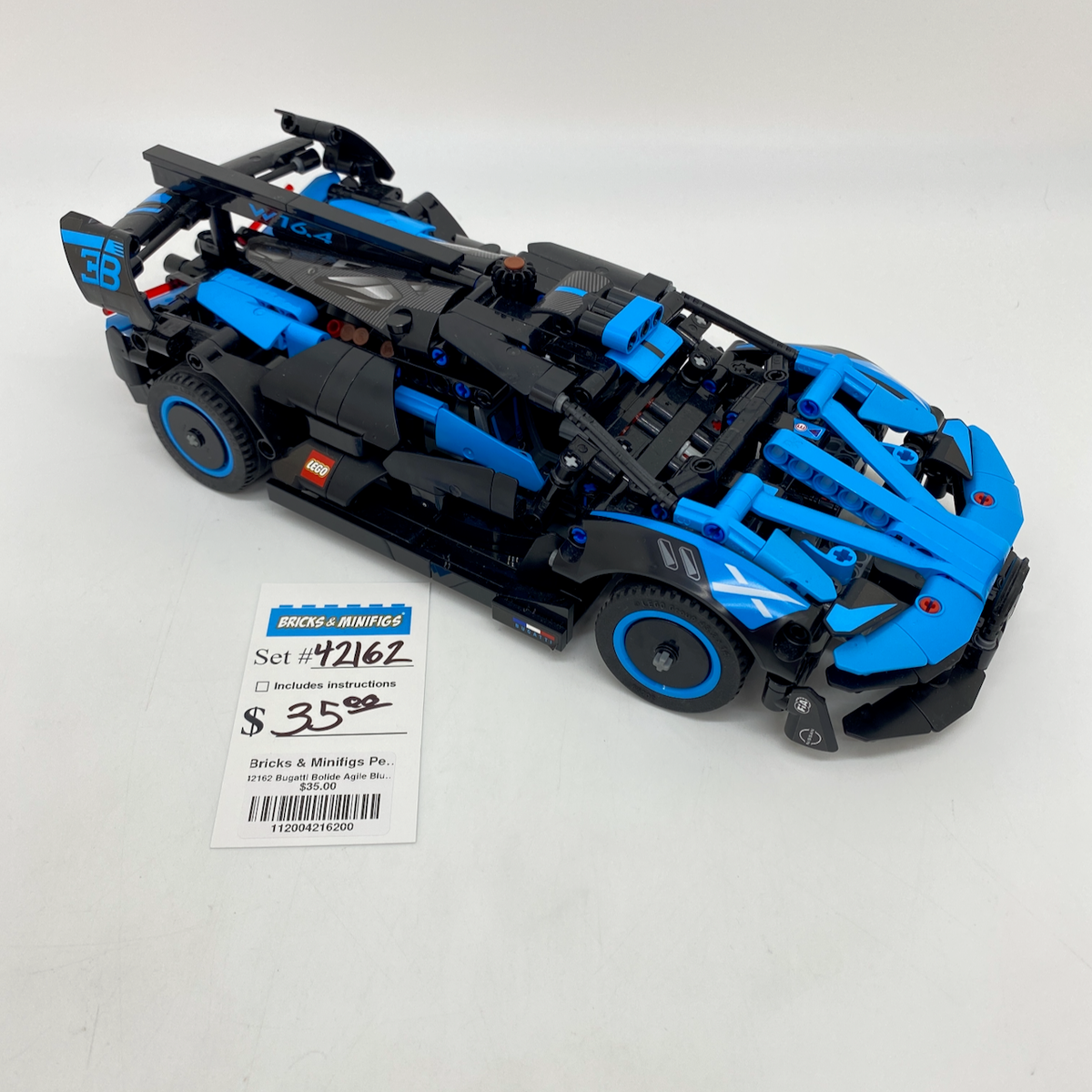 42162 Bugatti Bolide Agile Blue (U) product image 1, provided for visual reference and product detail review