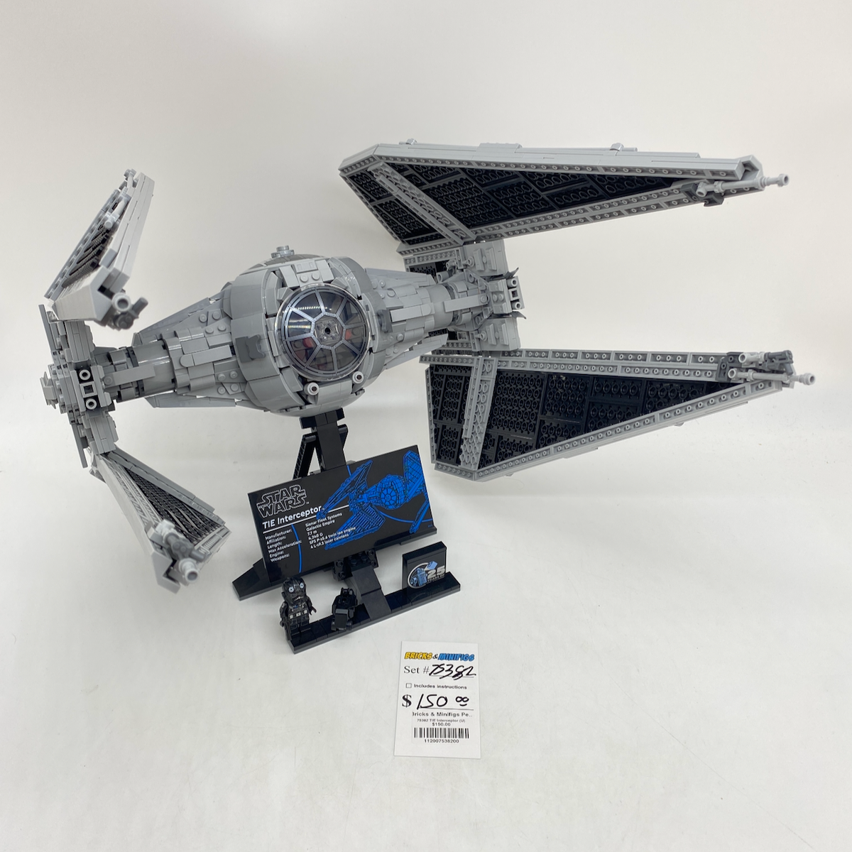 75382 TIE Interceptor (U) product image 1, provided for visual reference and product detail review