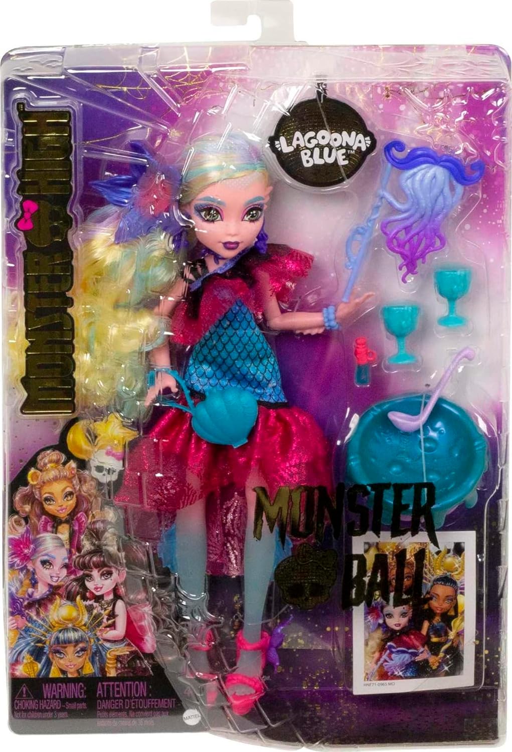 Lagoona Blue in Monster Ball Party Dress (Monster High, Mattel) product image 2, provided for visual reference and product