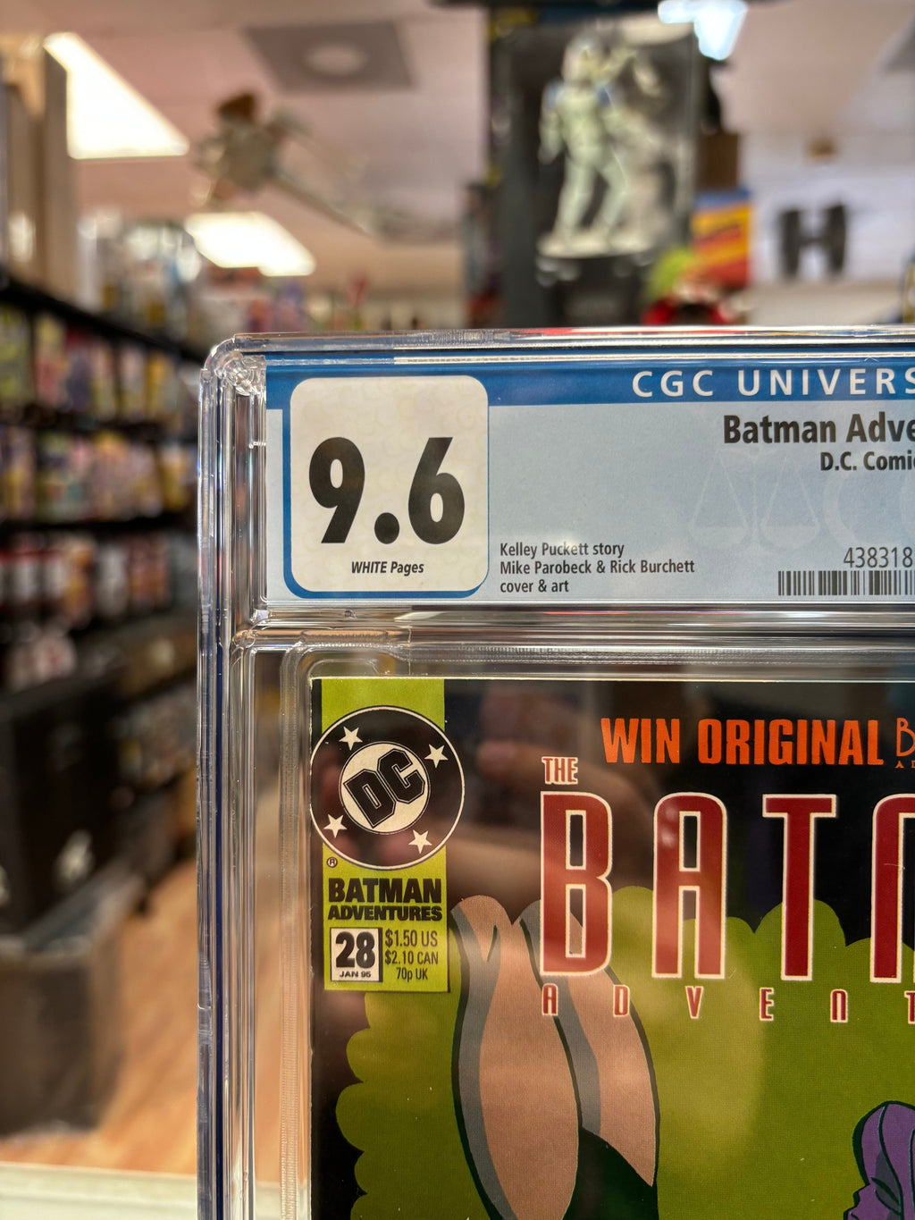 The Batman Adventure #28 (CGC Graded 9.6 White, DC Comics) **Joker/Harlery** product image 2, provided for visual reference