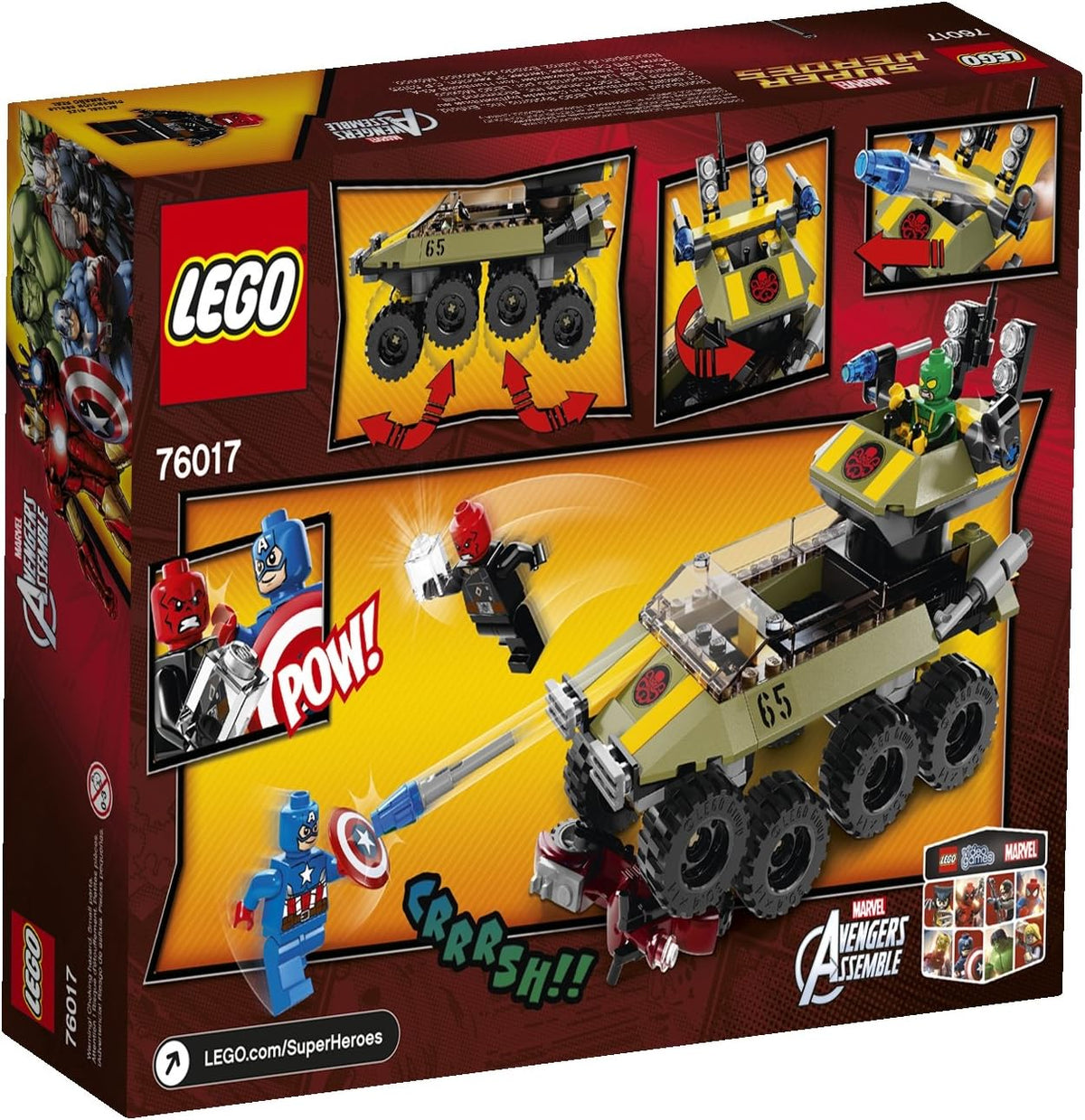 76017 Captain America vs. Hydra product image 2, provided for visual reference and product detail review