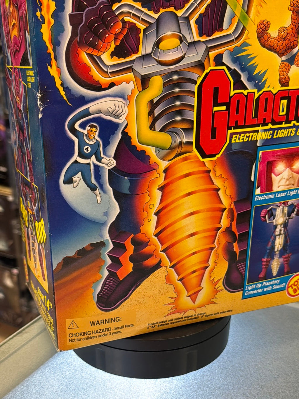 Electronic Lights & Sound Galactus (Vintage Marvel Fantastic Four, Toybiz) SEALED product image 6, provided for visual