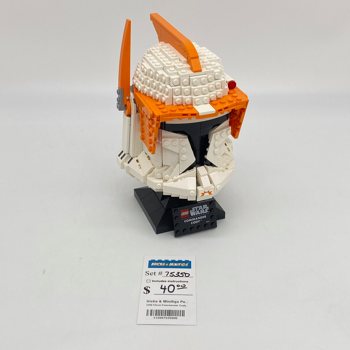 75350 Clone Commander Cody Helmet (U) product image 1, provided for visual reference and product detail review